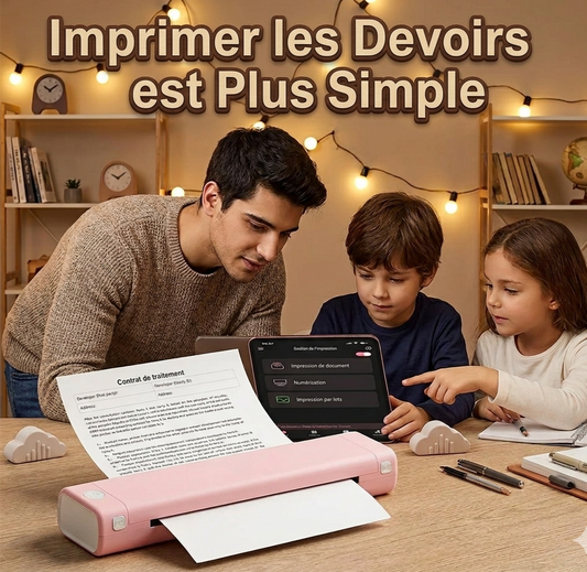 Imprimez partout vos documents, étiquette, photo et bien d'autres encore sans encre sans limite en quelques secondes