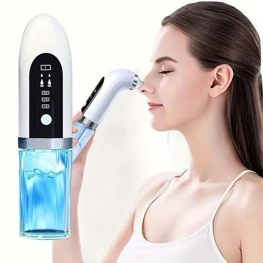 Extracteur de points noirs et nettoyeur de pores électrique pour le visage, anti-acné, rechargeable par USB, à circulation d'eau