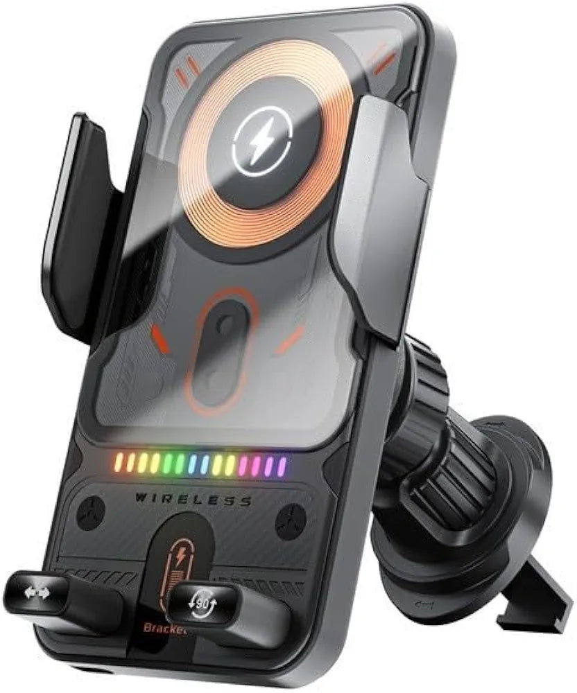 Le Support Téléphone Intelligent pour voiture AutoLock™ Qui Recharge, Verrouille et Stabilise Votre Téléphone Sans Effort