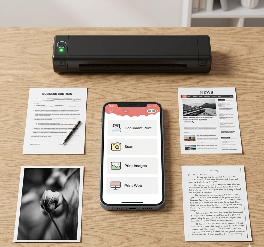Imprimez partout vos documents, étiquette, photo et bien d'autres encore sans encre sans limite en quelques secondes